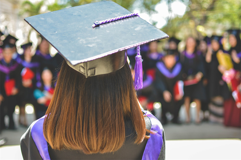 Graduates at a ceremony