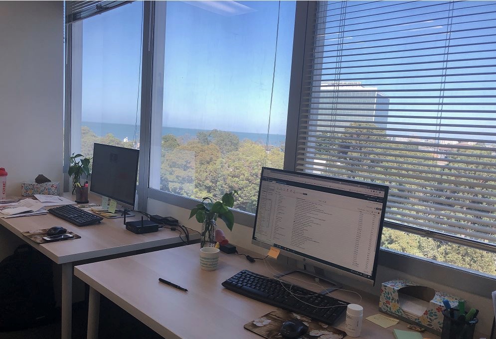 Office interior from the original San Francisco article