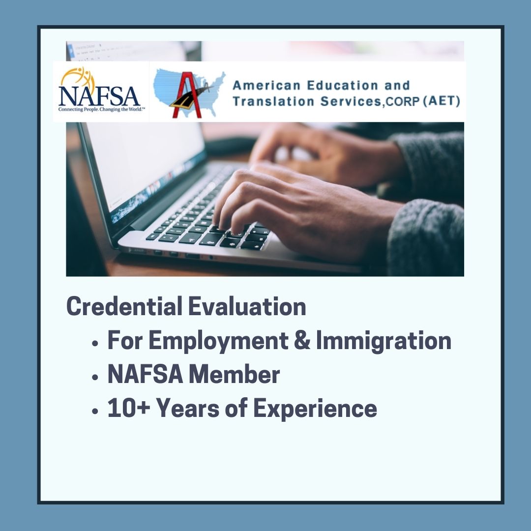 Miami Certified Translations & Credential Evaluation AET